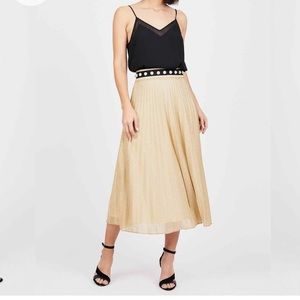 Juicy Couture Skirt XS Gold with Pearl details